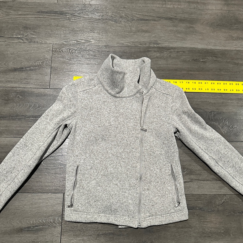 Gray Zip-Up Jacket